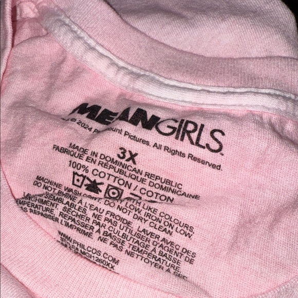 NWOT Mean Girls Pink Graphic Tee - Short Sleeve - Picture 5 of 5